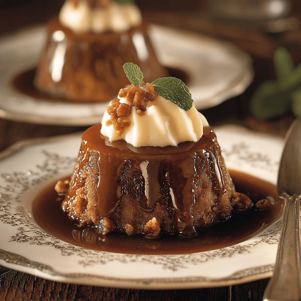 Klassisches Sticky Toffee Pudding