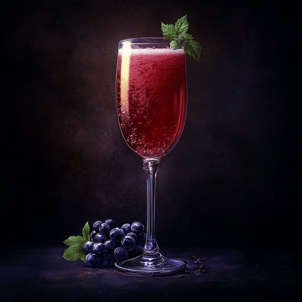 Erfrischender Kir Royal