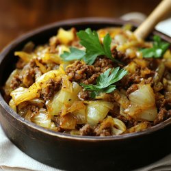 Herzhafter Schmorkohl mit Hackfleisch