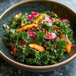 Frischer Grünkohlsalat