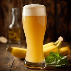 Erfrischendes Bananenweizen