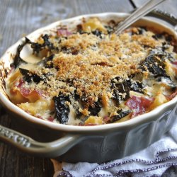 Köstliches Krautstiel-Gratin