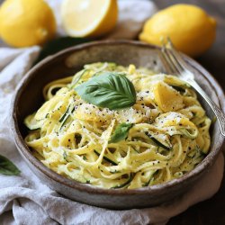 Zitronige Zucchini-Pasta