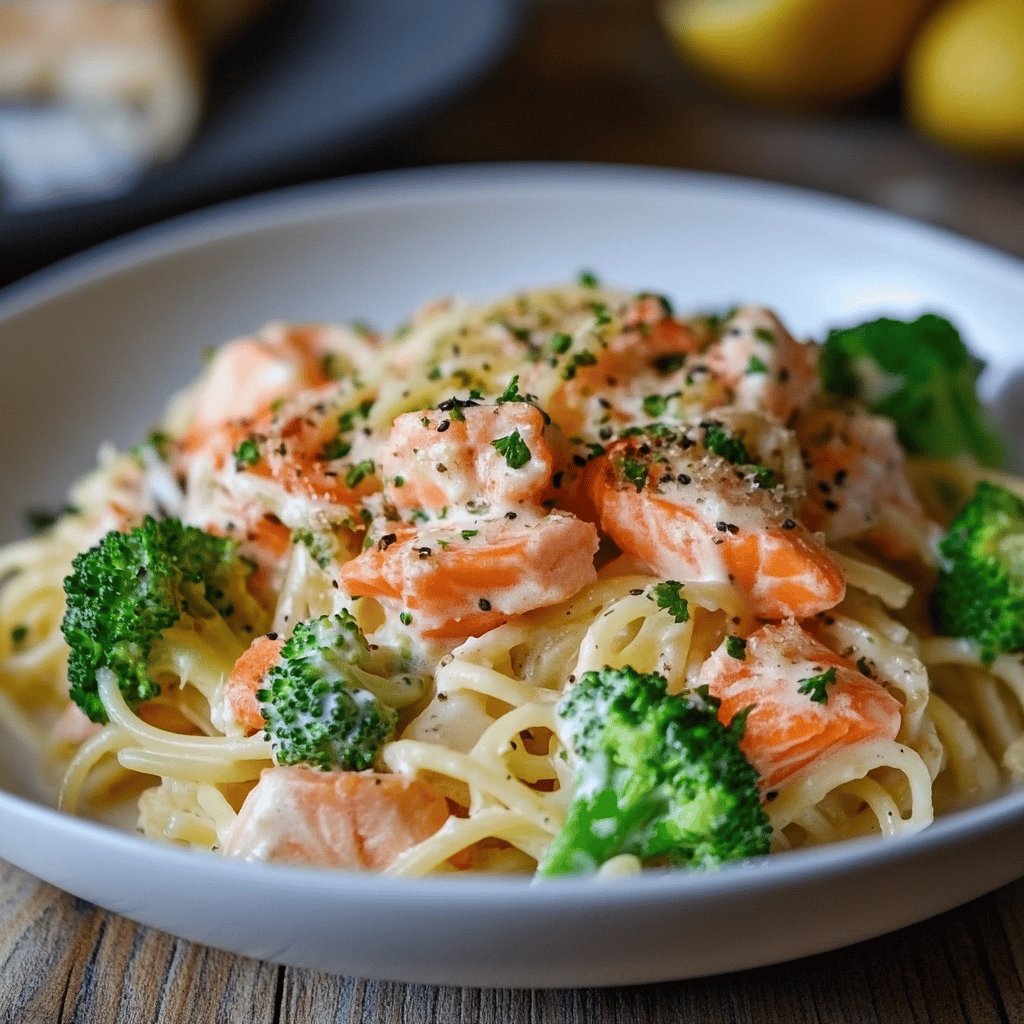 Meeresfrüchte-Pasta mit Brokkoli