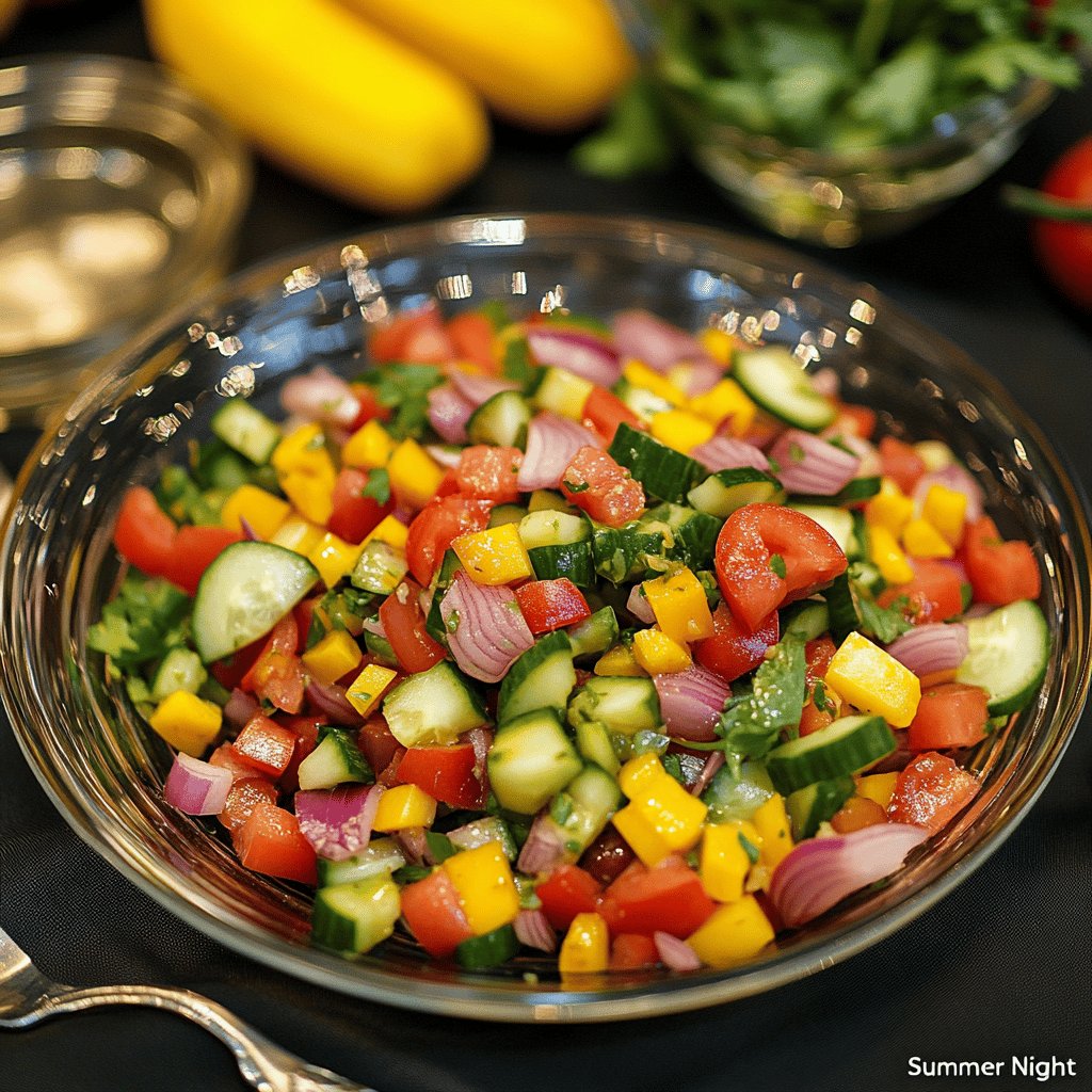 Erfrischender Sommersalat