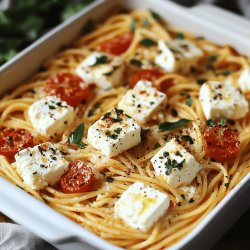 Ofen-Feta-Spaghetti