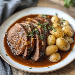 Traditioneller Rheinischer Sauerbraten