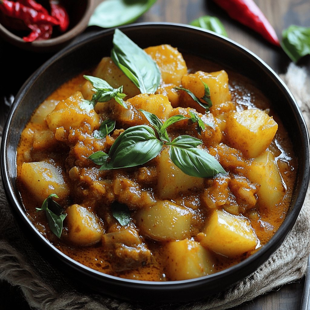 Aromatisches Kartoffelcurry