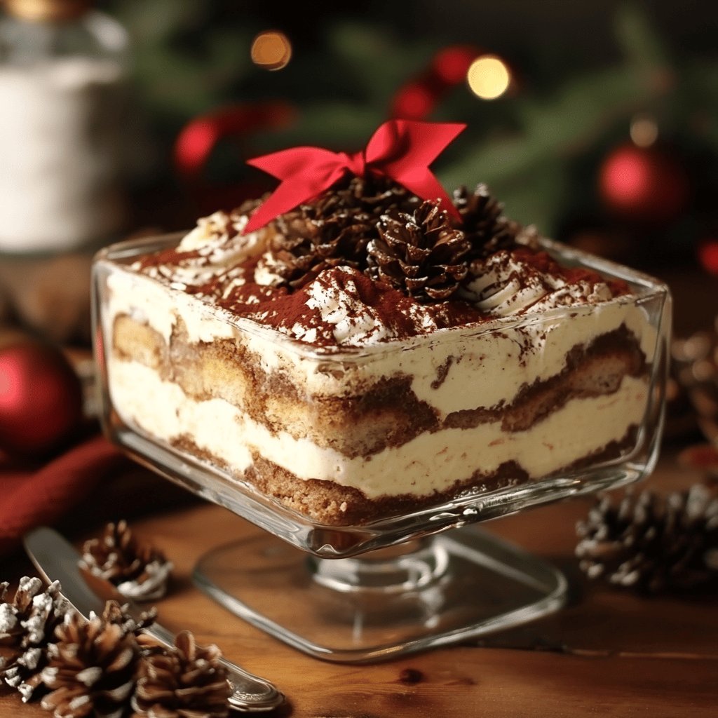 Festliches Weihnachtstiramisu