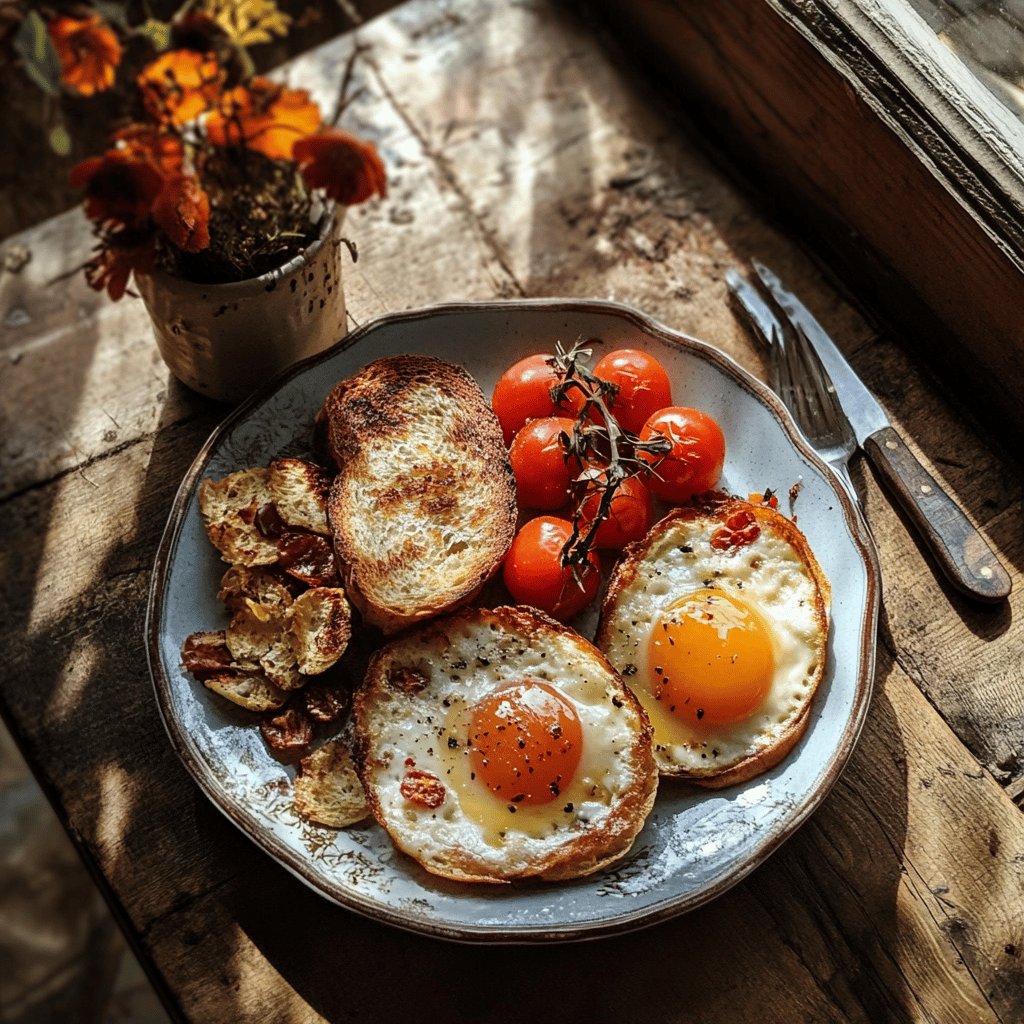 Kreatives Bauernfrühstück