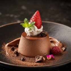 Klassische Mousse au Chocolat