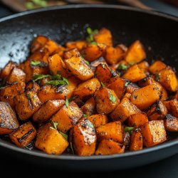 Gebratene Süßkartoffeln