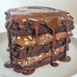 Köstlicher Schokoladen-Brownie-Kuchen