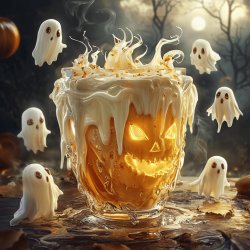 Gruselige Halloween-Bowle