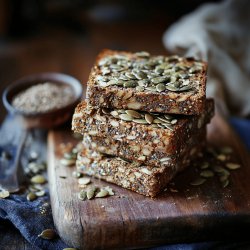 Saatenbrot ohne Mehl und Hefe