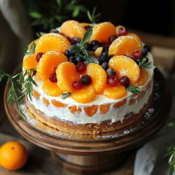 Erfrischende Mandarinen-Sommertorte