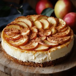 Köstlicher Apfel-Käsekuchen