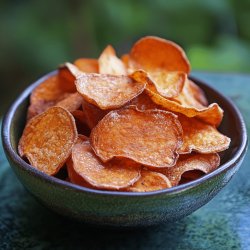 Knusprige Süßkartoffelchips