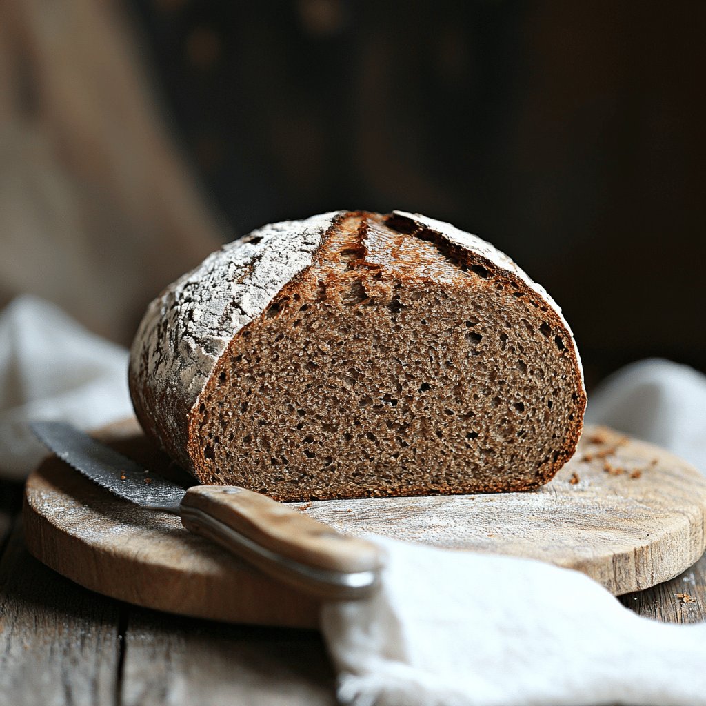 Einfaches Roggenbrot