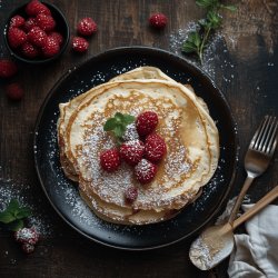 Klassische Mehlpfannkuchen
