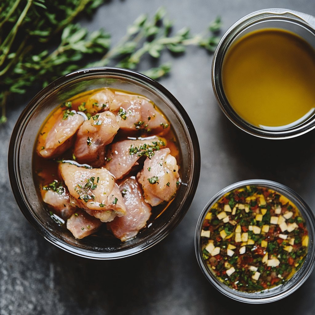 Würzige Marinade für Chicken Wings