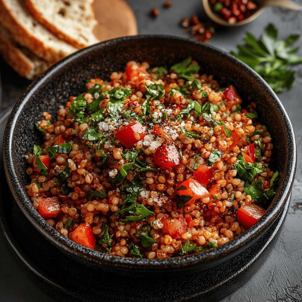 Frischer Türkischer Bulgursalat