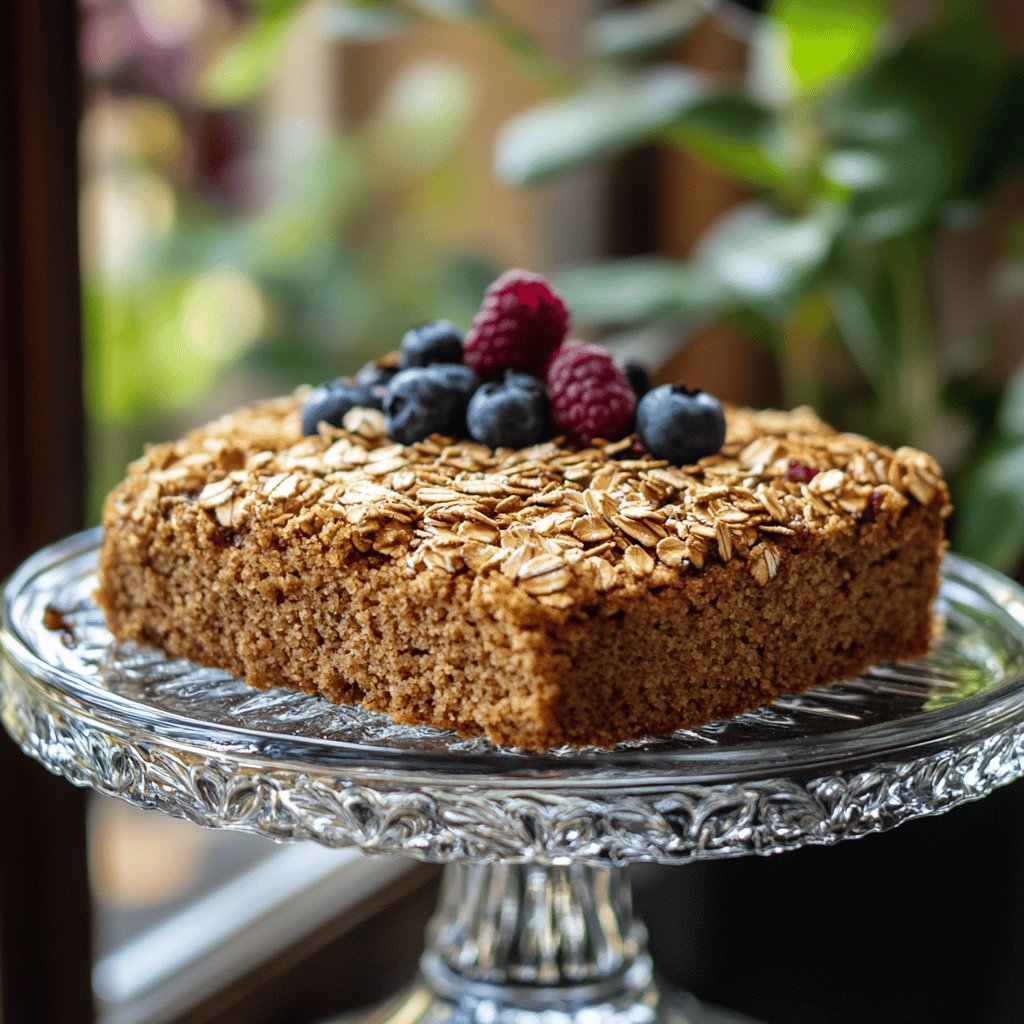 Einfacher Haferflockenkuchen