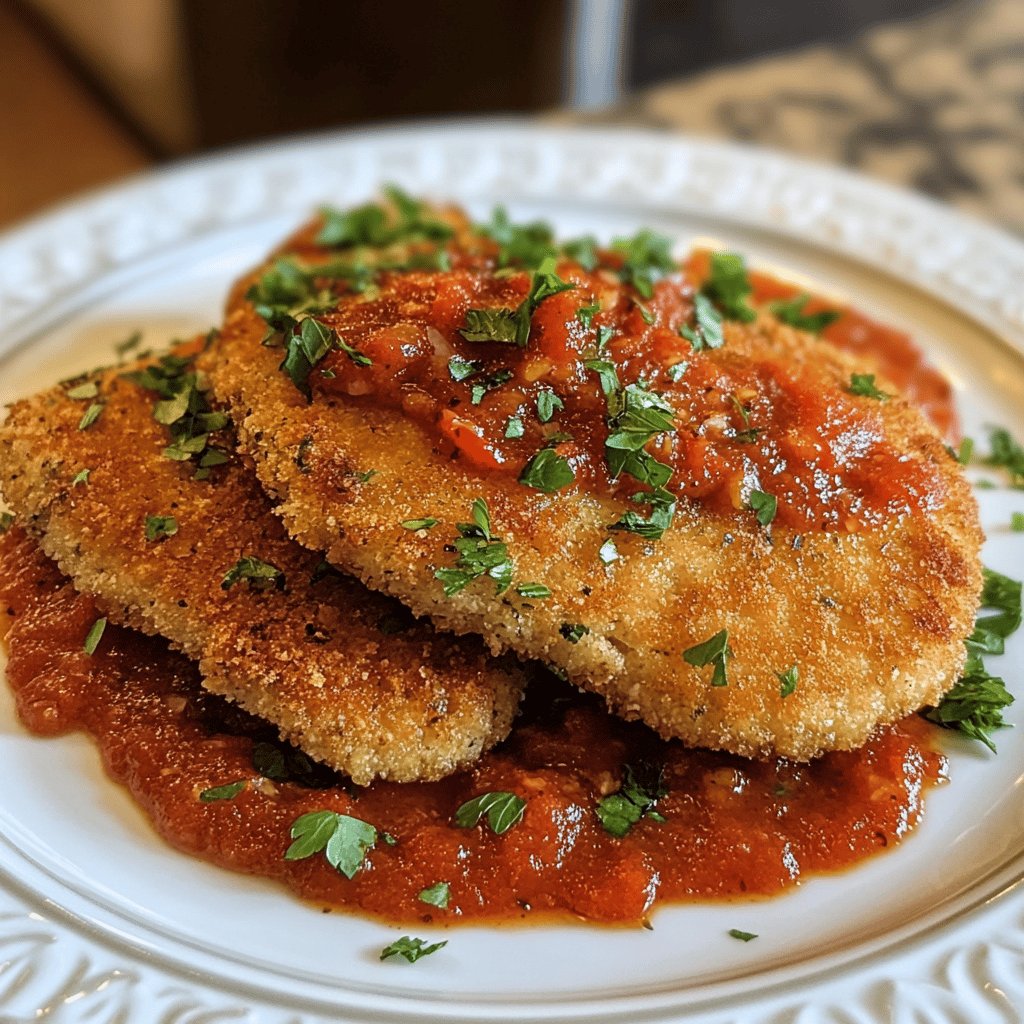 Überbackenes Schnitzel mit Käse