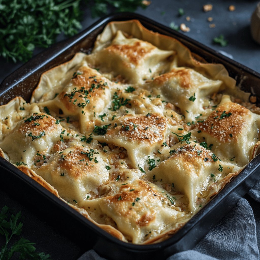 Überbackene Maultaschen deluxe