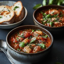 Einfache Tomatensuppe