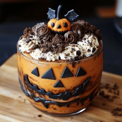 Gruseliger Halloween Puddingkuchen