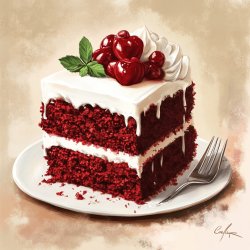 Klassischer Red Velvet Kuchen