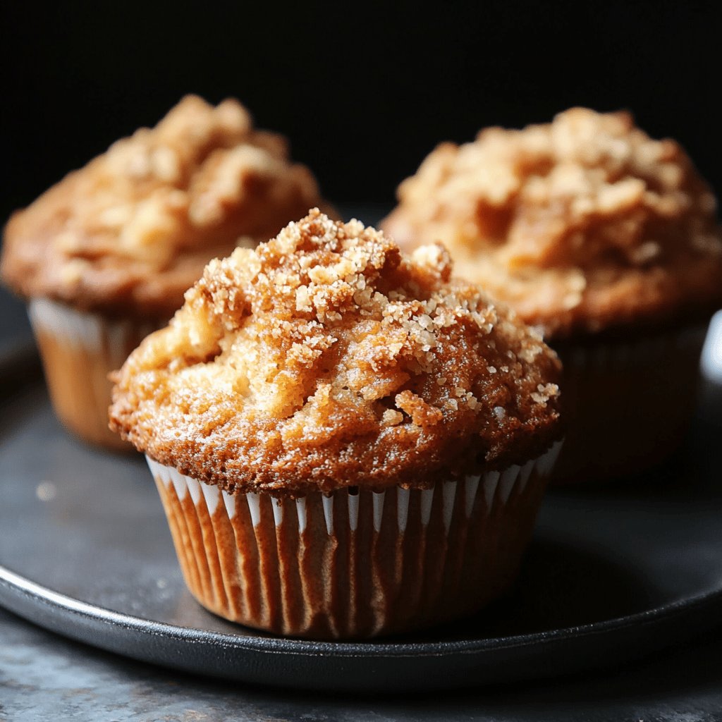 Leckere Apfelmus-Muffins