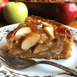 Einfacher Apfel-Pudding Kuchen