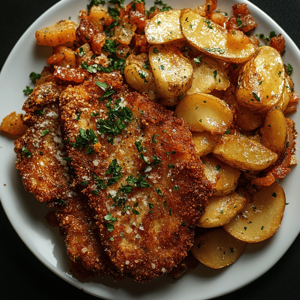 Jägerschnitzel mit Champignonsauce