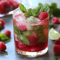 Erfrischender Himbeer-Mojito