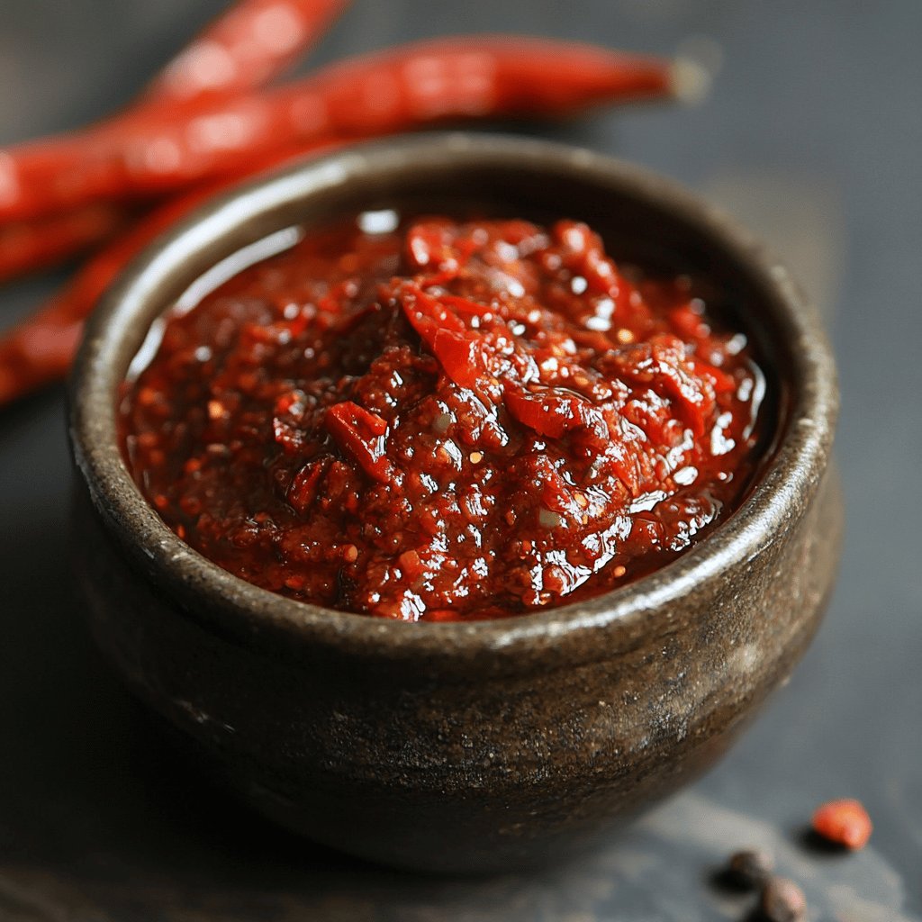 Hausgemachte Chili-Paste