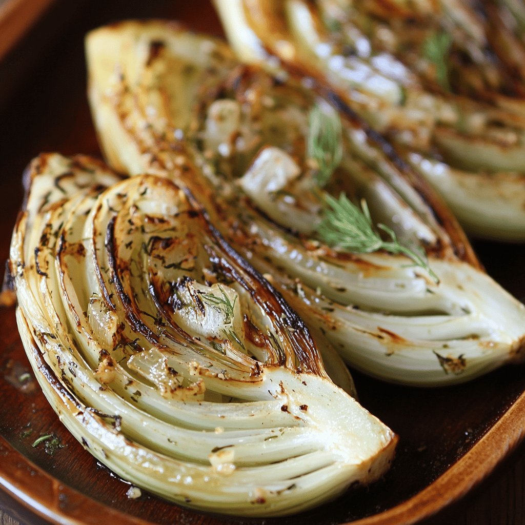 Gegrillter Fenchel mit Zitrone