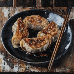 Hausgemachte Gyozas