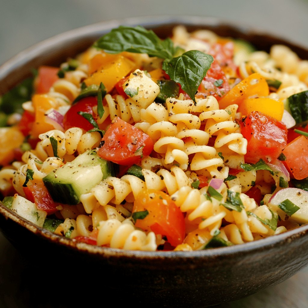 Erfrischender Sommer-Nudelsalat