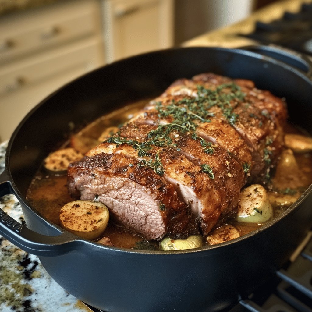 Klassischer Schweinebraten