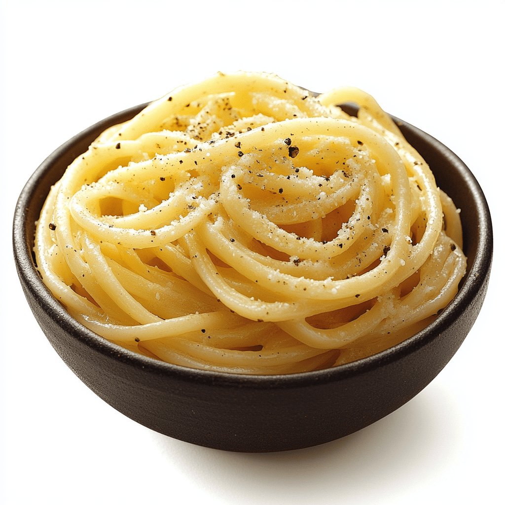 Klassische Cacio e Pepe Pasta