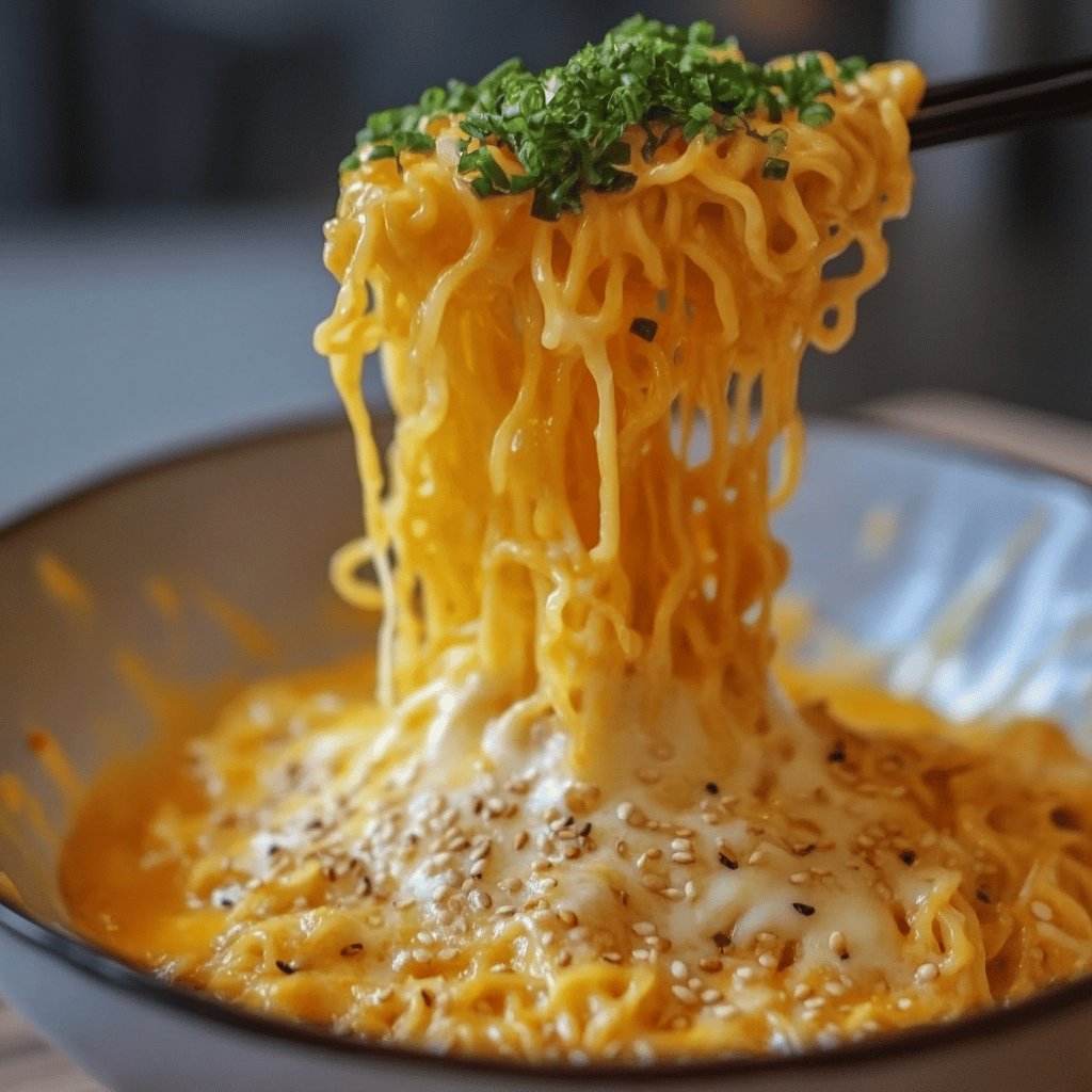 Koreanische Käse-Ramyeon