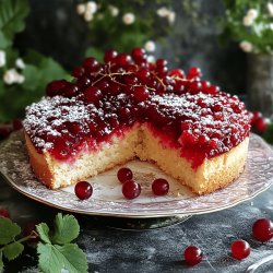 Fruchtiger Johannisbeerkuchen