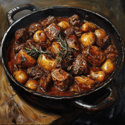 Traditionelles griechisches Stifado