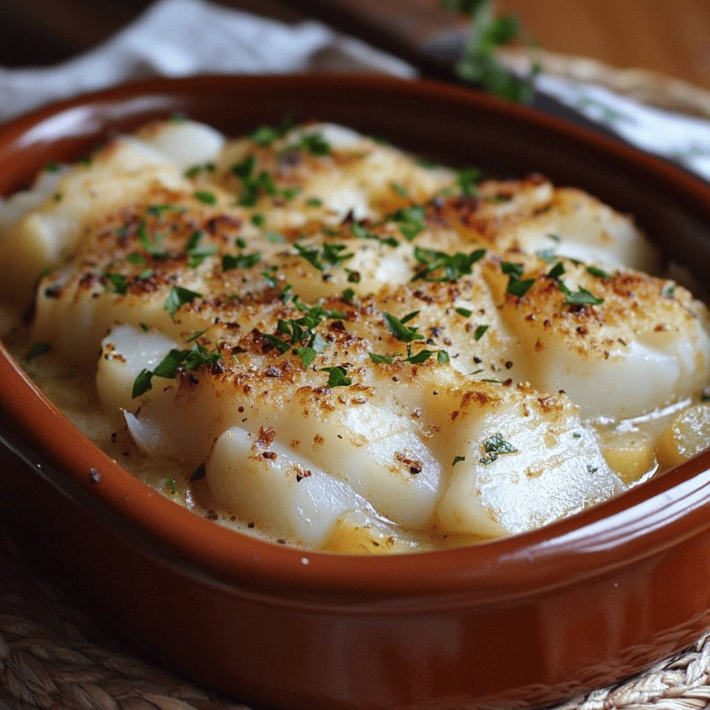 Cremiger Bacalhau mit Natas