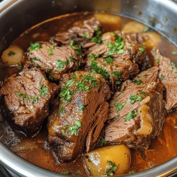 Rinderbraten im Schnellkochtopf