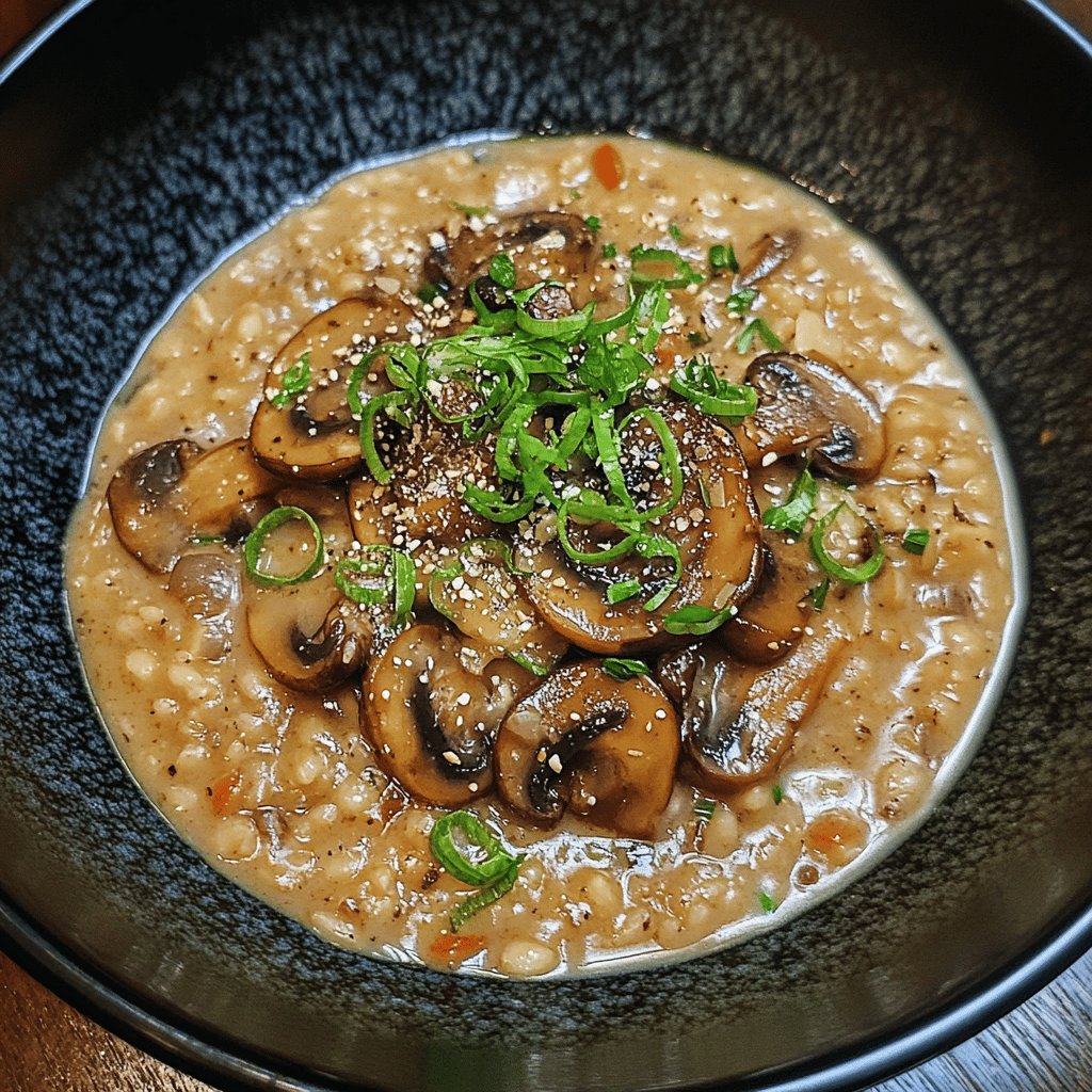 Cremiges Pilz-Risotto