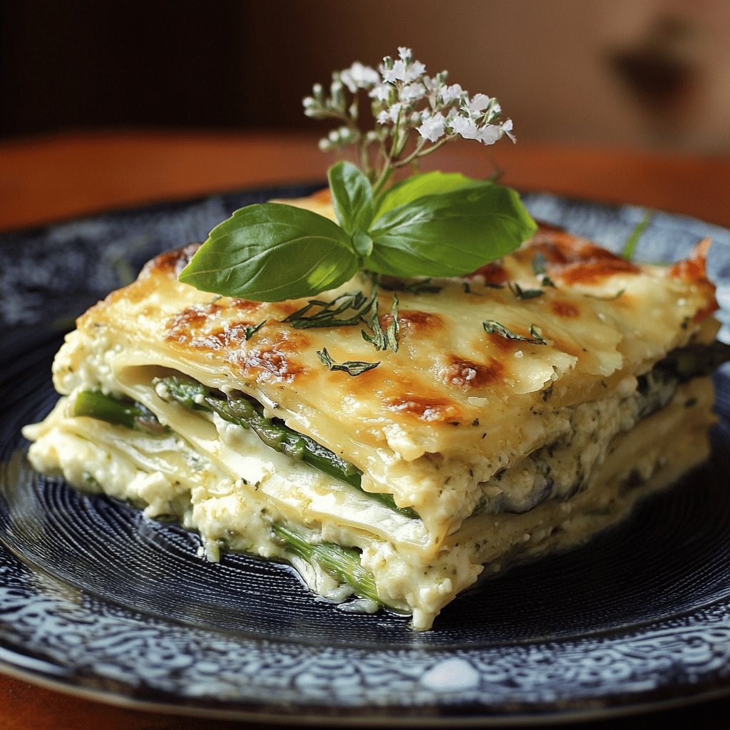 Köstliche Spargellasagne