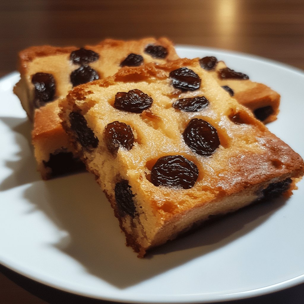 Traditioneller Rosinenkuchen